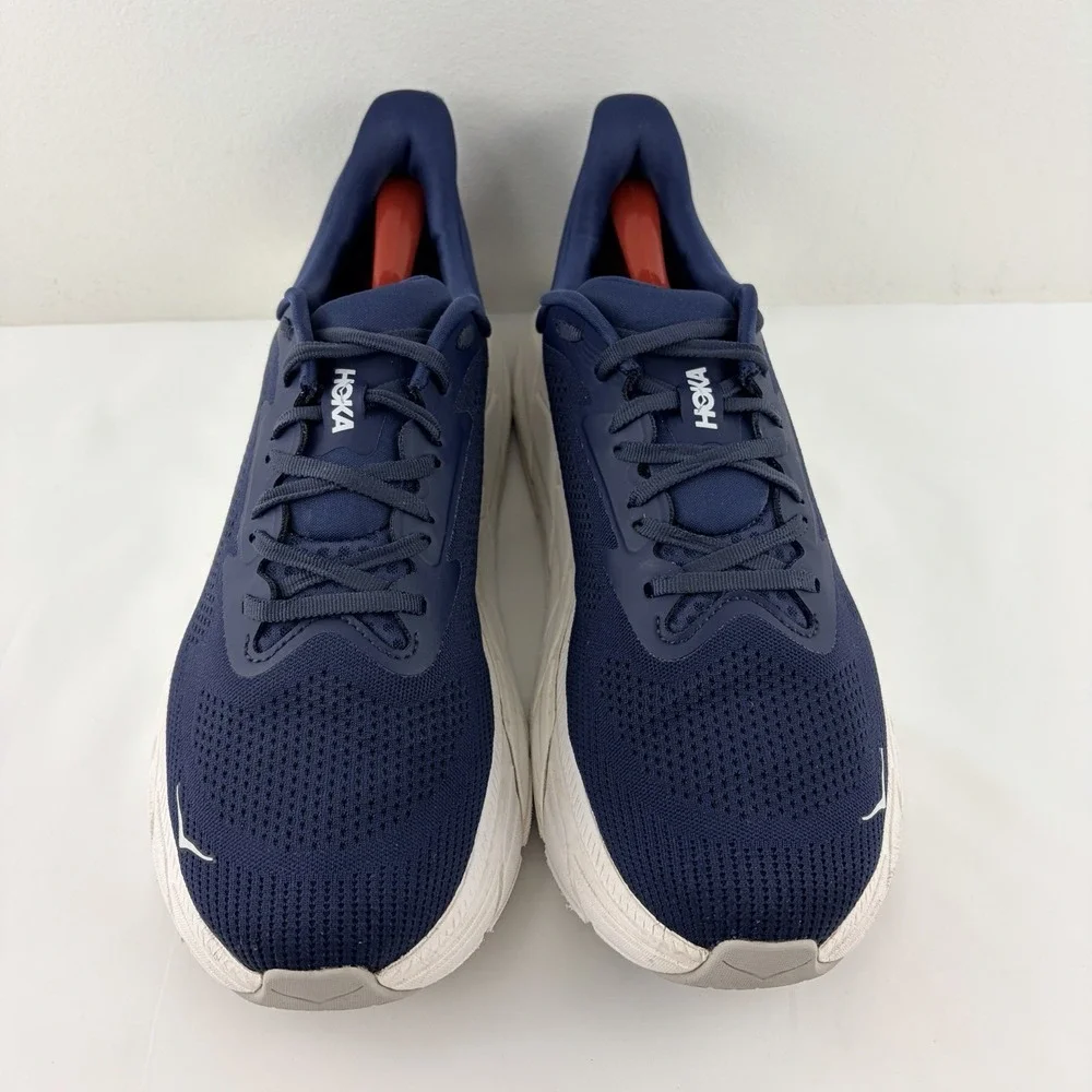 HOKA Arahi 7 Mens 11.5 D Outer Space White Navy Running Shoes 1147850-OPC